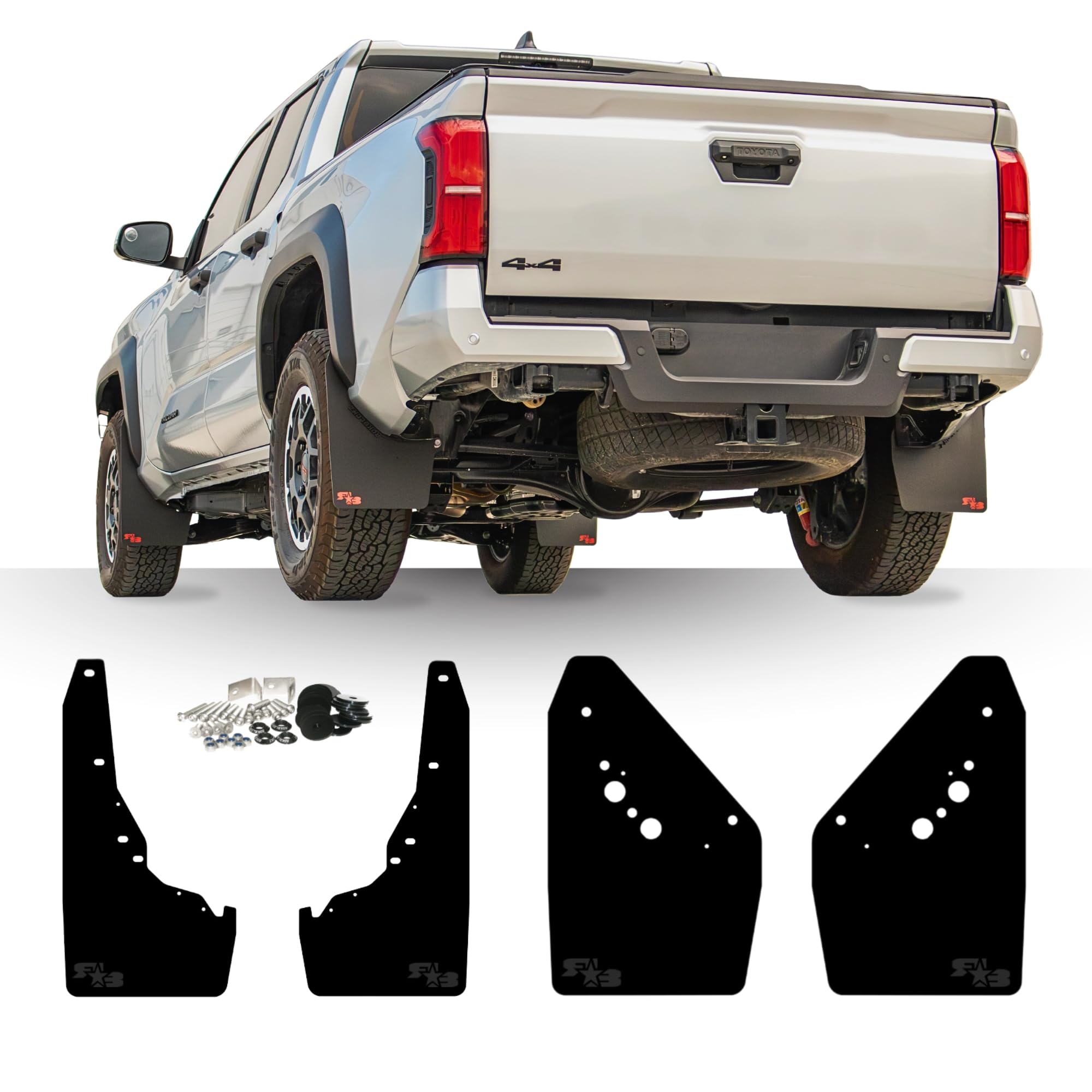Amazon.com: RokBlokz Mud Flaps for 2024+ Toyota Tacoma - Set of 4